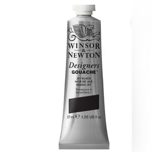 Winsor & Newton Jet Black Designers Gouache